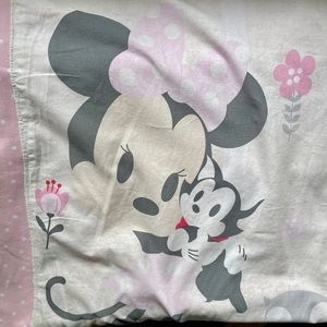 Minnie Mouse Girls Toddler Duvet Cover Light Pink